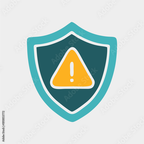 Cyber Security Icons Flat Illustration Set