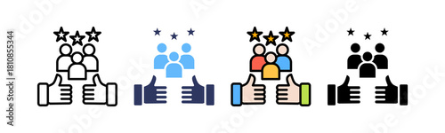 Engagement multiple icon