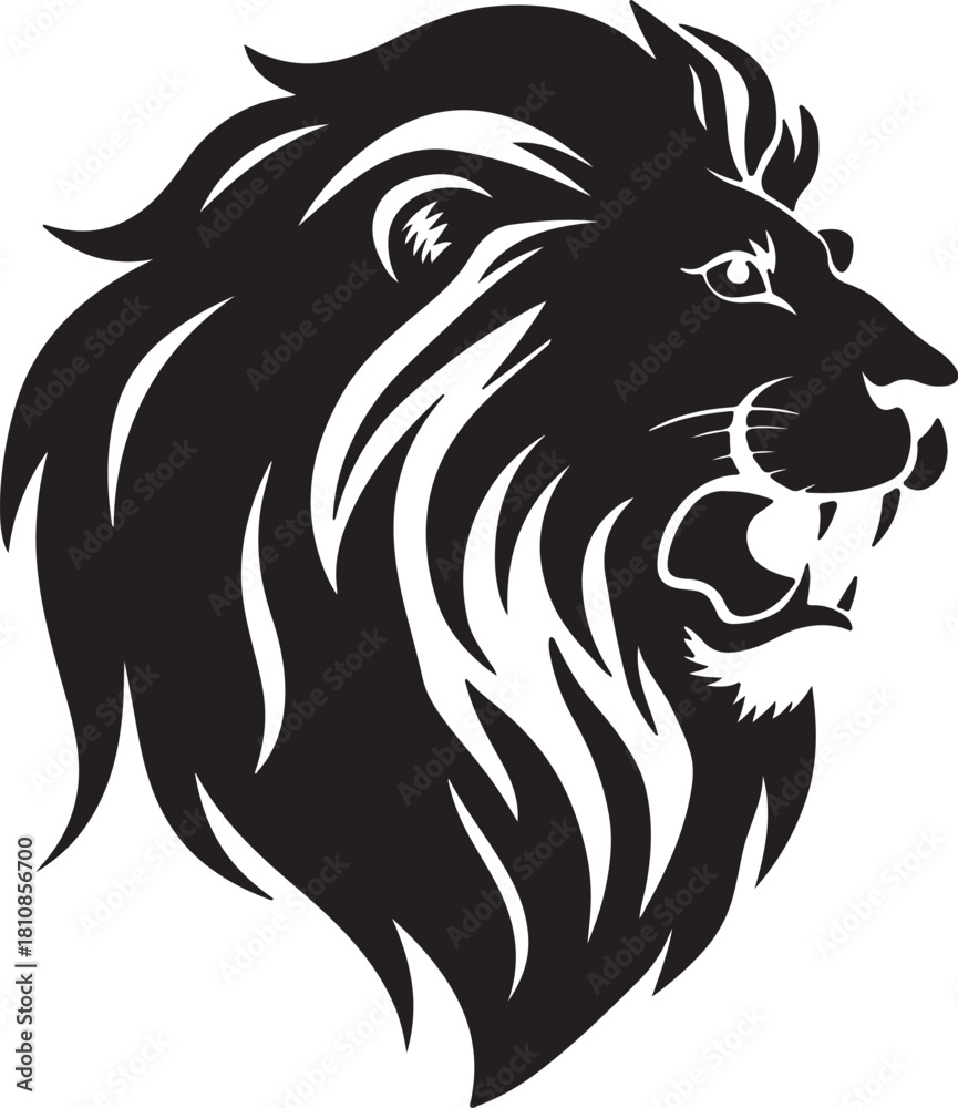 Obraz premium lion vector illustration