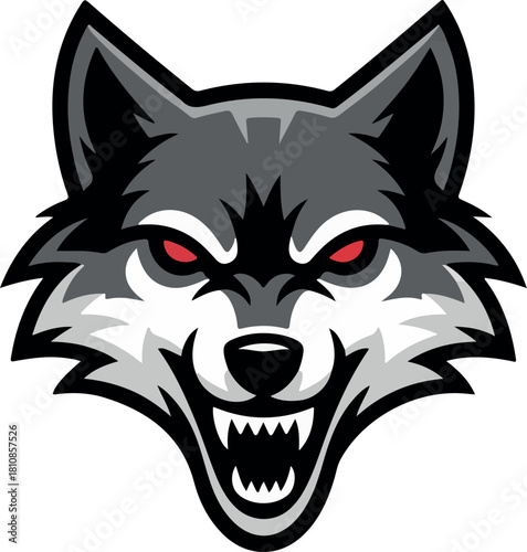 wolf head mascot