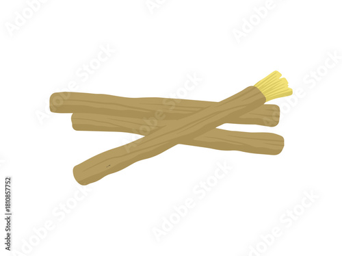 Hand Drawn Siwak Tooth Cleaner