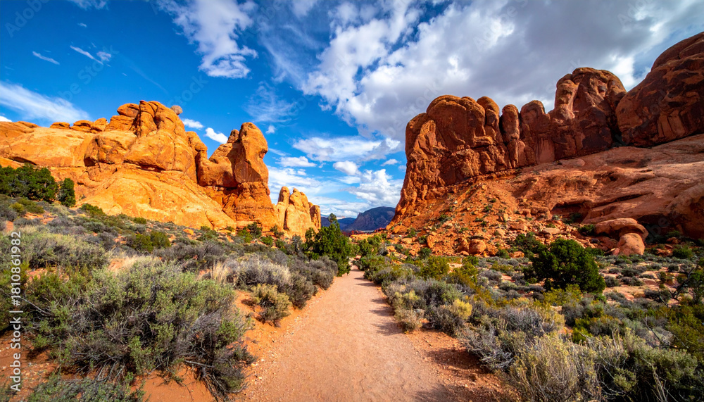 Fototapeta premium Monument valley of lights at arizona 