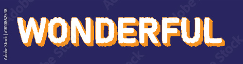 pixel  text effect new year business promotion and market price discount