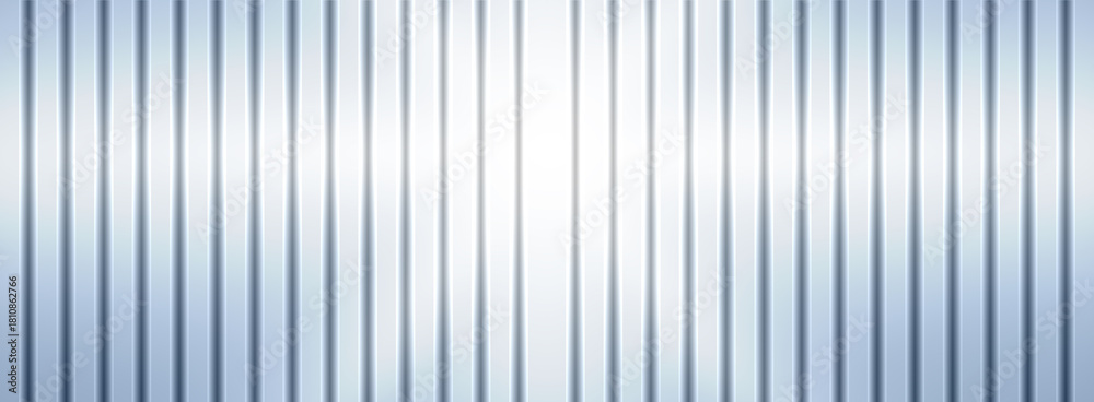 Obraz premium Illustration of vertical lines with a gradient from blue to white create a simple and elegant background