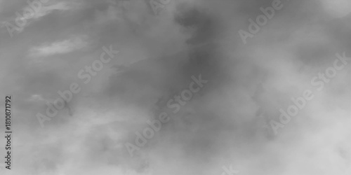 Black and white watercolor texture, abstract grunge grey shades watercolor background, gray and black paint brush strokes in watercolor, light gray art background for design spot blot daub grunge.