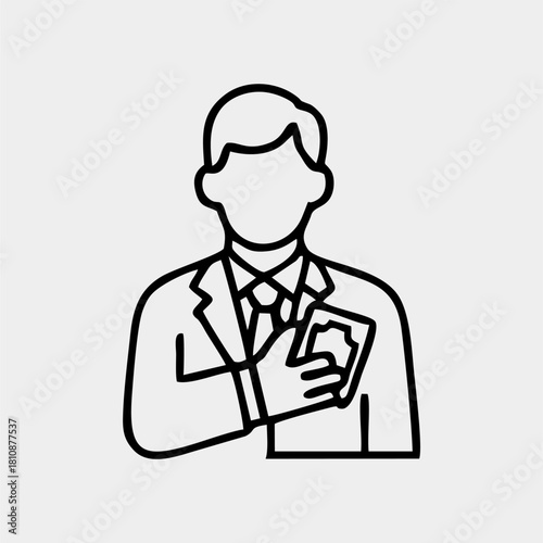 Corruption & Bribery Flat Icon Set