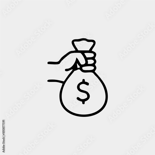 Corruption & Bribery Flat Icon Set