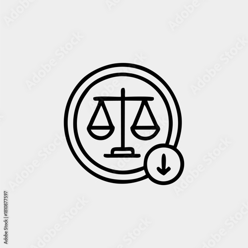 Corruption & Bribery Flat Icon Set