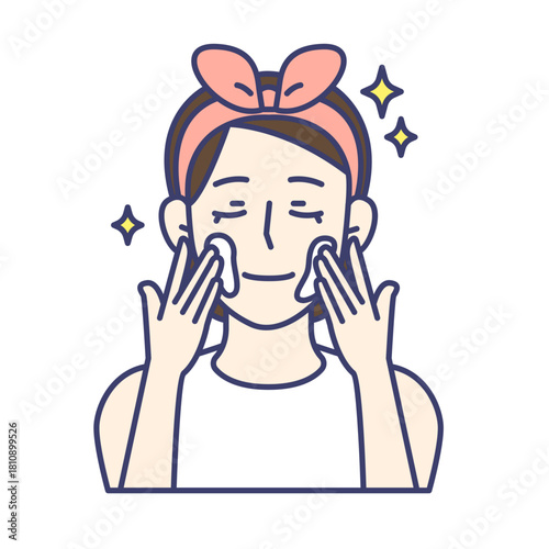 관리하는 여성