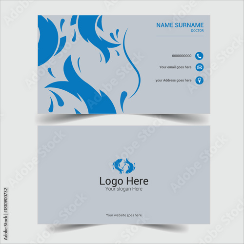 modern business Card design, fisher man business Card design, Corporate design 