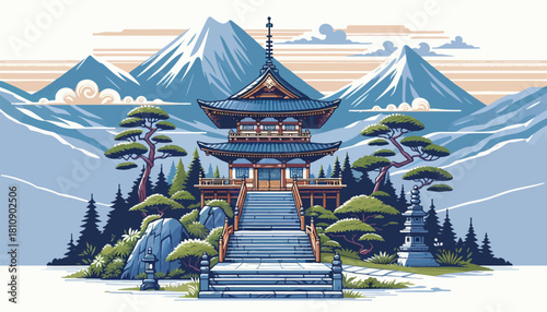 Japanese temple architecture