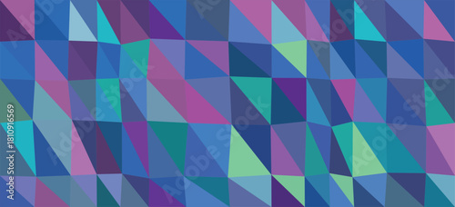 Blue and Teal Geometric Triangle Pattern Background abstract triangles