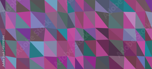 Geometric Abstract Pattern With Pink Purple And Blue Triangles background