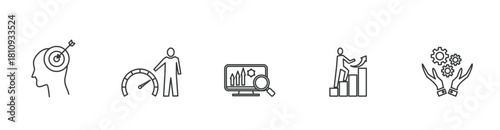 Six sigma banner icon vector illustration concept for process improvement with icon of define, measure, analyze, improve, and control