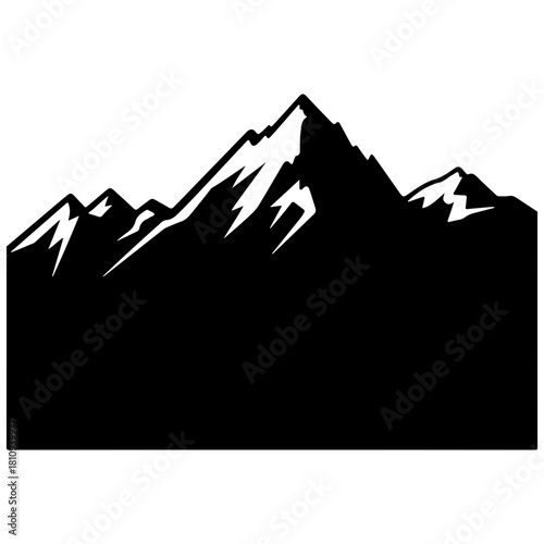 Silhouette of a broken wooden bridge with missing section isolated on