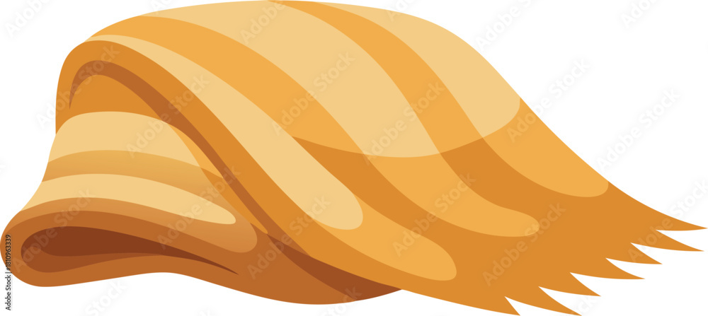 Fototapeta premium Stylized illustration of a woven blanket or textile in warm tones