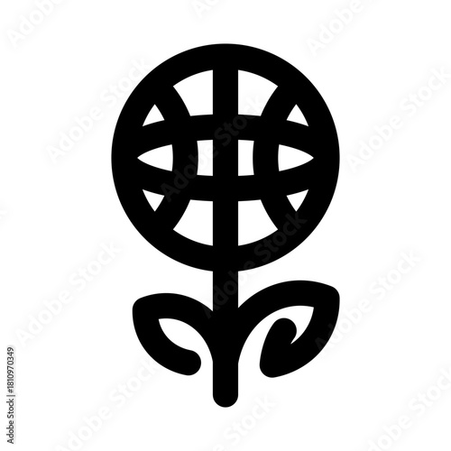 Sustainability icon. Modern line icon design with professional minimal vector styling crafted for eco-friendly practices, green initiatives, and environmental care concepts