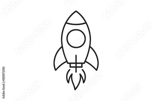 Space rocket launching into the sky symbolizing startup success and rapid business growth