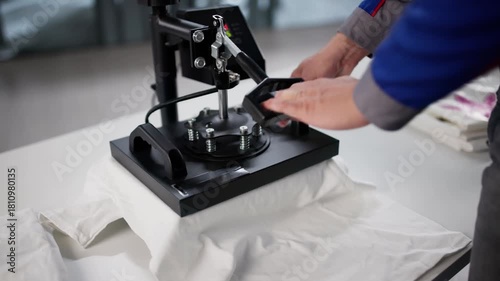 Custom Digital Print T-Shirt Cloth Heat Press Machine