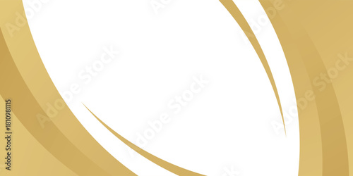 gold wave curve, golden wave corner shape for element, stripes ribbon golden graphic vector illustration eps10
