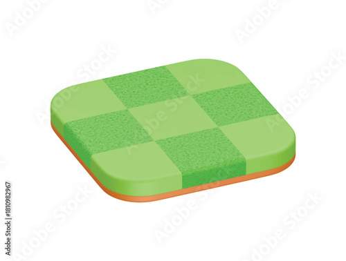 ground icon 3d illustration render