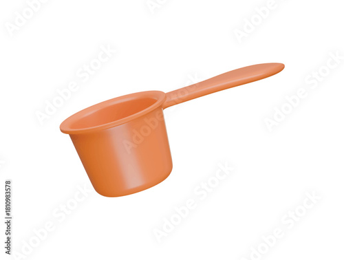 water dipper icon 3d illustration render
