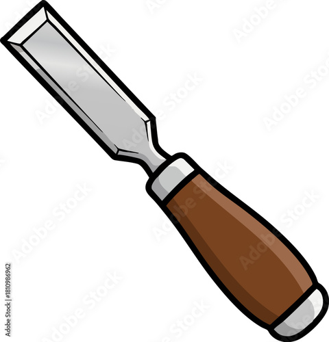 Woodworking tool sharp chisel for carving and shaping wood