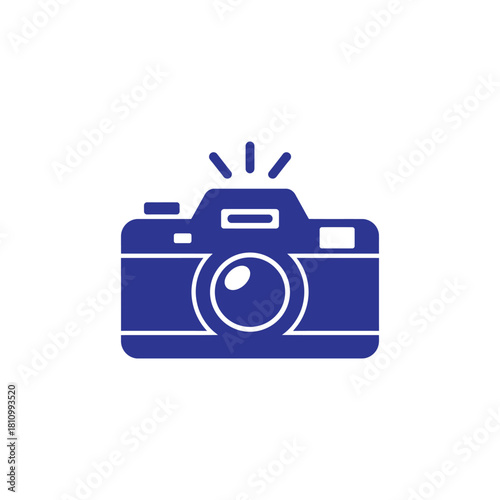 Capture memories with this classic camera icon, perfect for photography blogs and social media, evoking nostalgia and creativity with its simple design