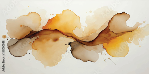 Closeup of brown fried mushrooms on old white paper with a grunge texture