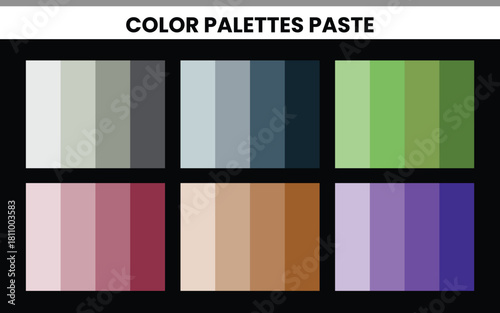 multi color pantone plate sample