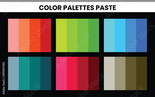 multi color pantone plate sample
