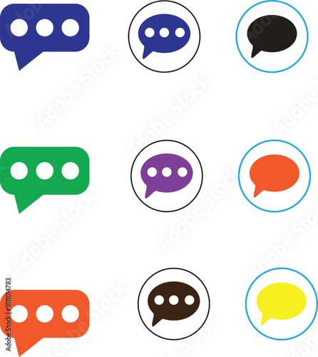  ICON MESSAGE ,CHAT MESSAGE ICON ,bubble (or speech bubble)