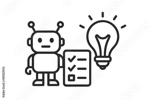 Artificial intelligence bot completing tasks and developing a new creative solution