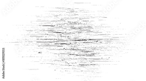 Grungy Lines Black,White Shapes Digital Grunge Pattern Texture Element for creative projects, emphasizing glitch art and retro effects, perfect for backgrounds and overlays