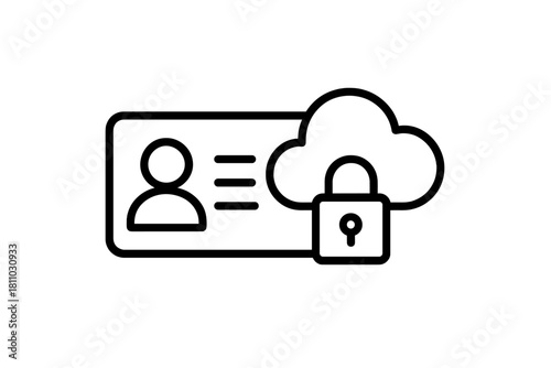 Cloud security system protecting user identification and personal data access control