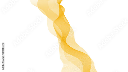 yellow smoke on white background