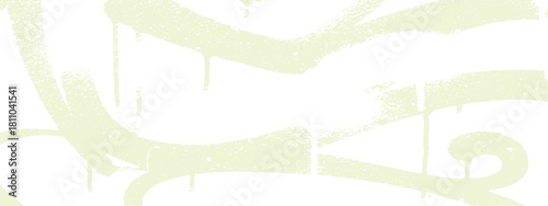 Abstract spray paint background with drips light green graffiti texture perfect for urban designs
