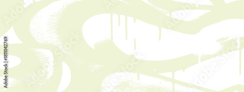 Abstract graffiti background with dripping paint light green and urban wall texture perfect for street art and modern design projects