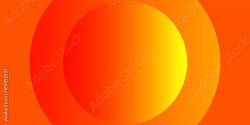 Abstract modern orange background with circles. modern