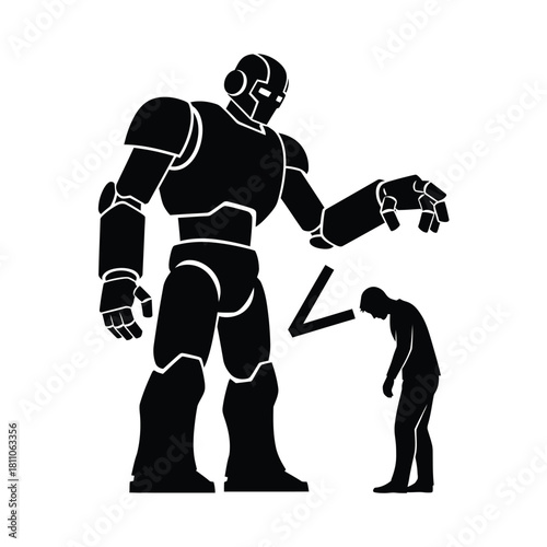 Robot dominates man future threat