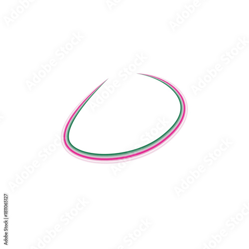 rotating color line ring with beautiful colors for design effect
