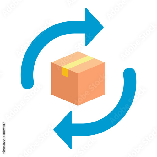 direct sales flat icon