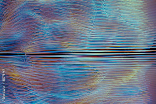 Screen TV Glitch Error - Signal Disturbance Broken Monitor, VHS static noise glitch overlay