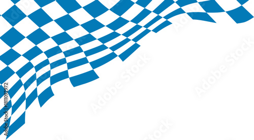Race Flag Corner Illustration