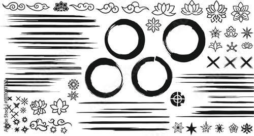 Charcoal pencil curly lines and squiggles. Scribble brush strokes vector set. Hand drawn marker scribbles. Black pencil sketches. Brush stroke lines, squiggles, daubs isolated.