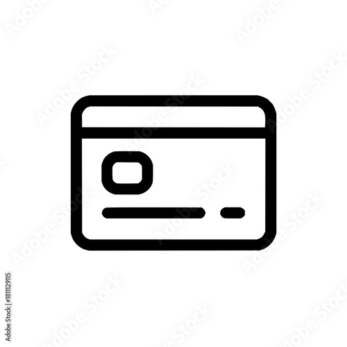 Credit card payment finance banking debit card transaction money shopping online business icon vector design