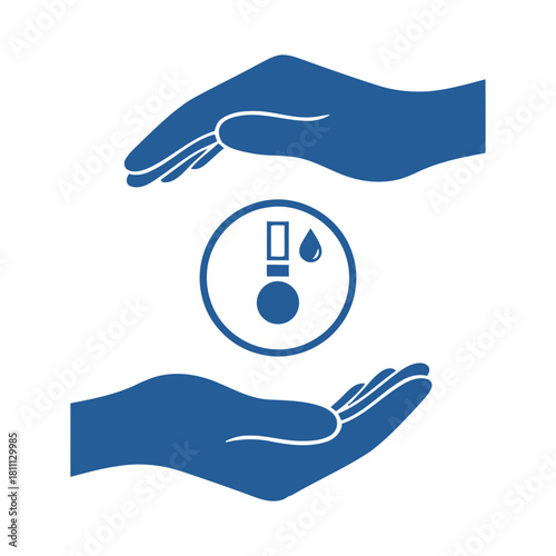 Protect your health with caution and care, a graphic reminder about safety and awareness, simple prevention is the best medicine, stay aware