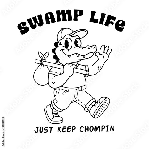 Gator the Cheerful Adventurer