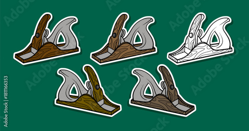 Steel Measuring Ruler Cartoon Illustration