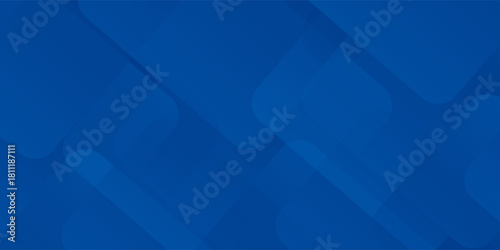 Soft blue background with glowing geometric lines. Modern blue gradient square shape design. Futuristic technology concept. elegant